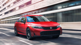 Civic sedan model shown