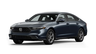 Plan de trois quarts avant d’une Accord grise sur fond blanc.