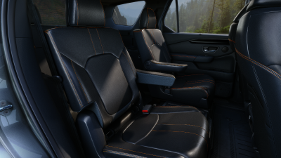 Side view of the 2nd-row captain’s chairs.